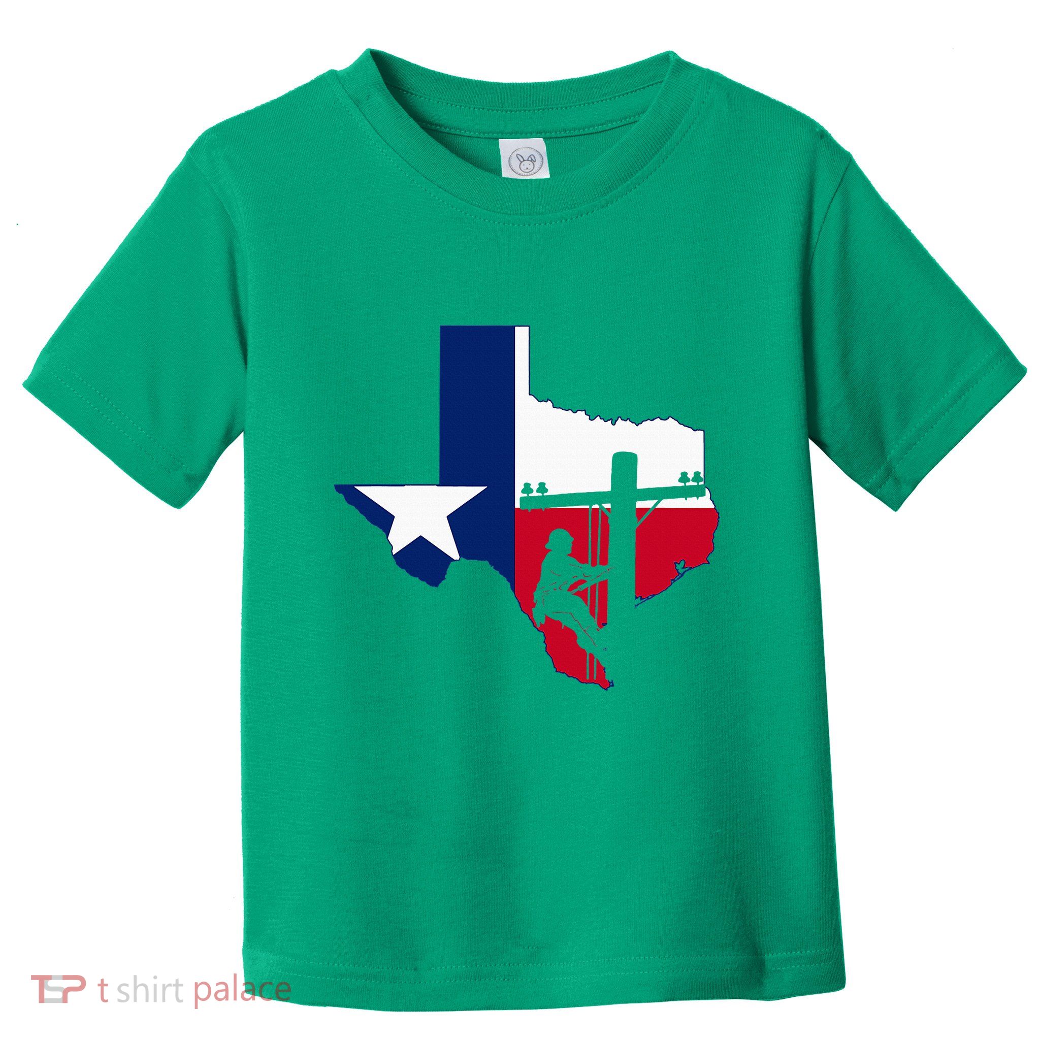 Texas Lineman Electrician Gift Tx Lone Star State Flag Toddler T-Shirt