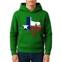 Texas Lineman Electrician Gift Tx Lone Star State Flag Kids Hoodie