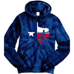 Texas Lineman Electrician Gift Tx Lone Star State Flag Tie Dye Hoodie