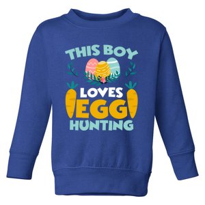 This Love Egg Hunting Rabbit Easter Egg Happy Easter Day Gift Toddler Sweatshirt