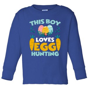 This Love Egg Hunting Rabbit Easter Egg Happy Easter Day Gift Toddler Long Sleeve Shirt