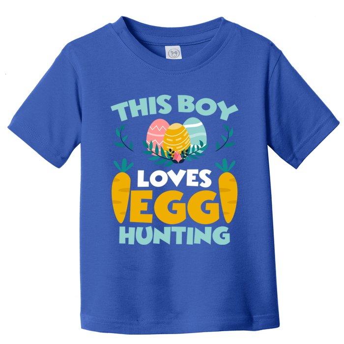 This Love Egg Hunting Rabbit Easter Egg Happy Easter Day Gift Toddler T-Shirt