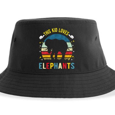 This Loves Elephants And Elephant Gift Sustainable Bucket Hat