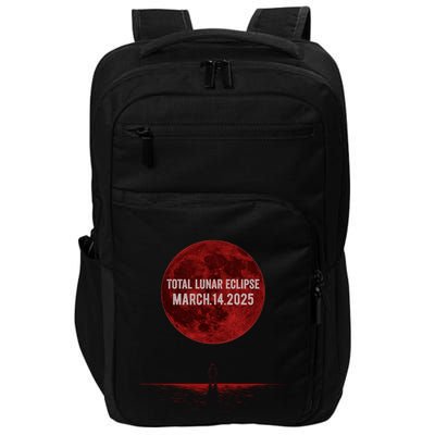 Total Lunar Eclipse 2025 March Red Full Moon Lunar Eclipse Funny Gift Impact Tech Backpack