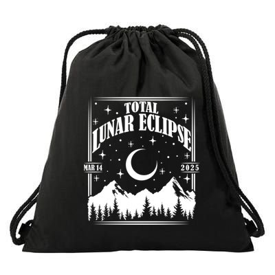 Total Lunar Eclipse 2025 Astronomy Event Meaningful Gift Drawstring Bag