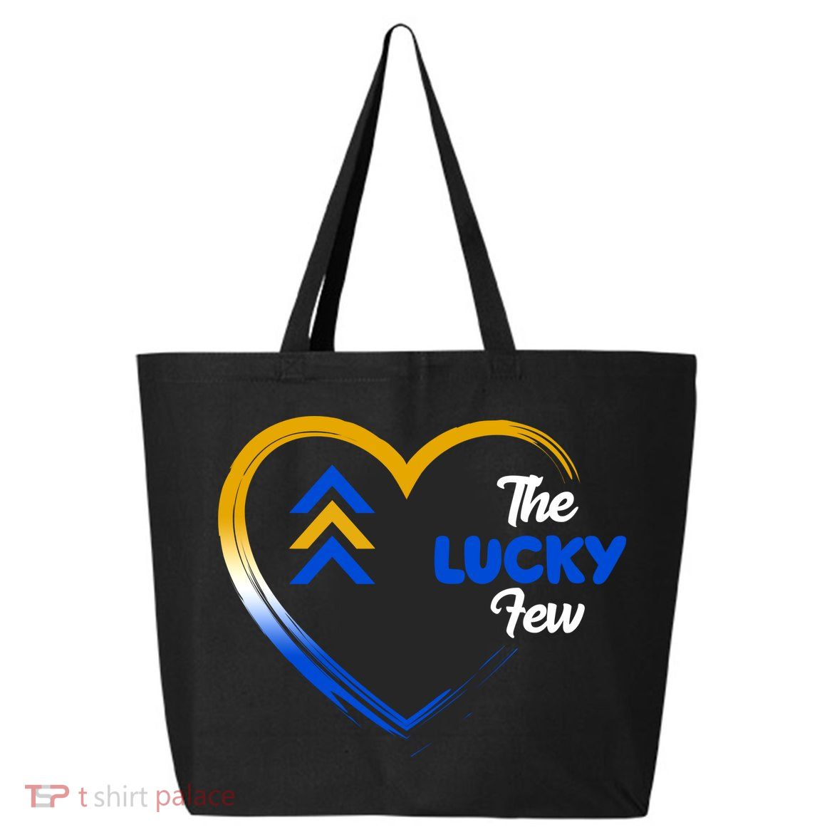 The Lucky Few Down Syndrome Awareness Heart 25L Jumbo Tote