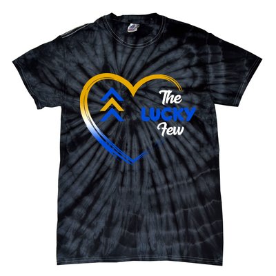 The Lucky Few Down Syndrome Awareness Heart Tie-Dye T-Shirt
