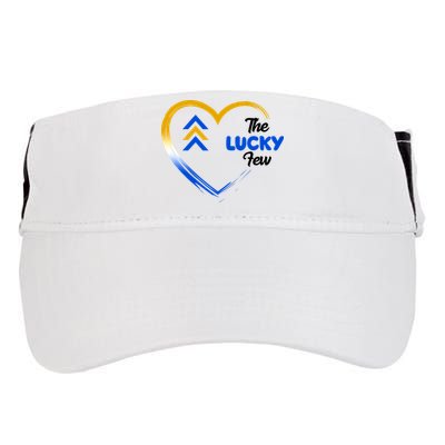 The Lucky Few Down Syndrome Awareness Heart Adult Drive Performance Visor