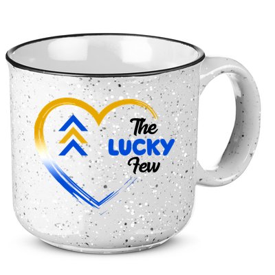 The Lucky Few Down Syndrome Awareness Heart 15oz Campfire Ceramic Mug