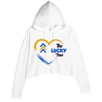 The Lucky Few Down Syndrome Awareness Heart Crop Fleece Hoodie