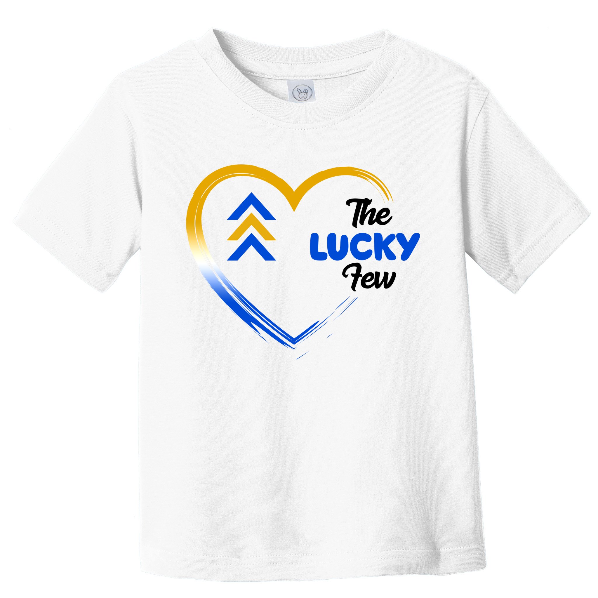The Lucky Few Down Syndrome Awareness Heart Toddler T-Shirt