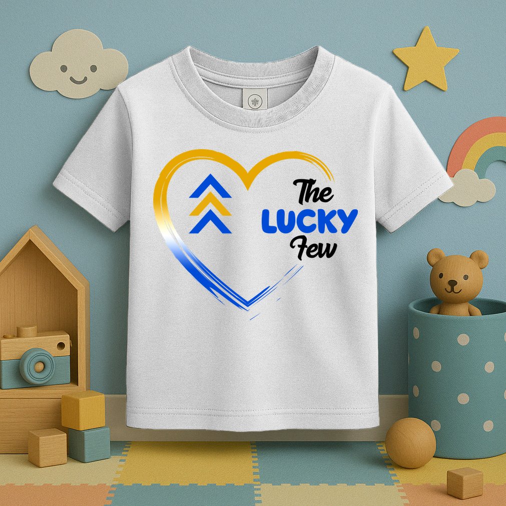 The Lucky Few Down Syndrome Awareness Heart Toddler T-Shirt