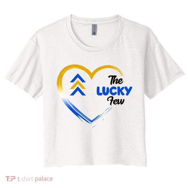 The Lucky Few Down Syndrome Awareness Heart Crop Top