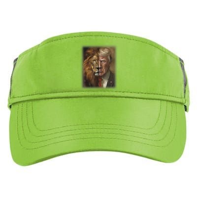 Trump Lion Face Usa President American 2024 Maga Usa Adult Drive Performance Visor