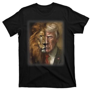 Trump Lion Face Usa President American 2024 Maga Usa T-Shirt