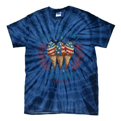 Tastes Like Freedom 4th Of July Tie-Dye T-Shirt