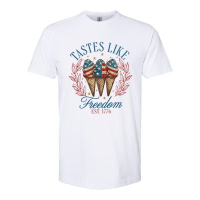 Tastes Like Freedom 4th Of July Softstyle CVC T-Shirt