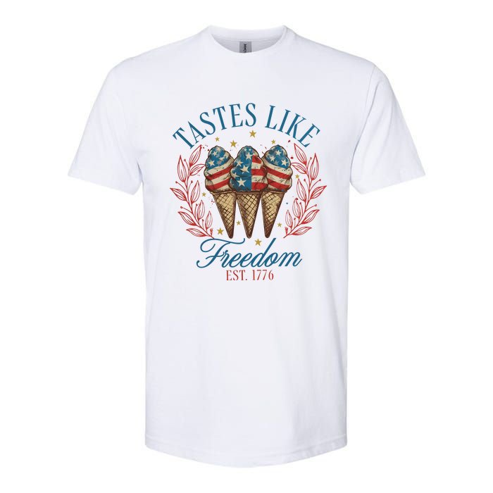 Tastes Like Freedom 4th Of July Softstyle CVC T-Shirt