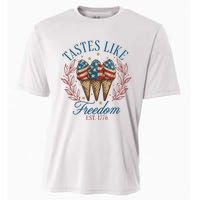 Tastes Like Freedom 4th Of July Cooling Performance Crew T-Shirt