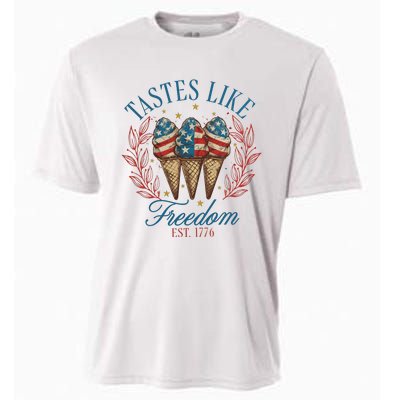 Tastes Like Freedom 4th Of July Cooling Performance Crew T-Shirt