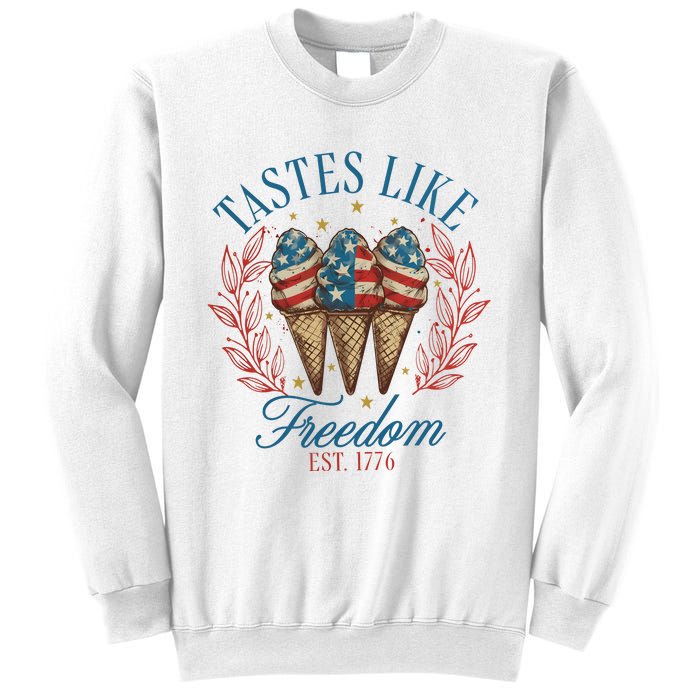 Tastes Like Freedom 4th Of July Sweatshirt