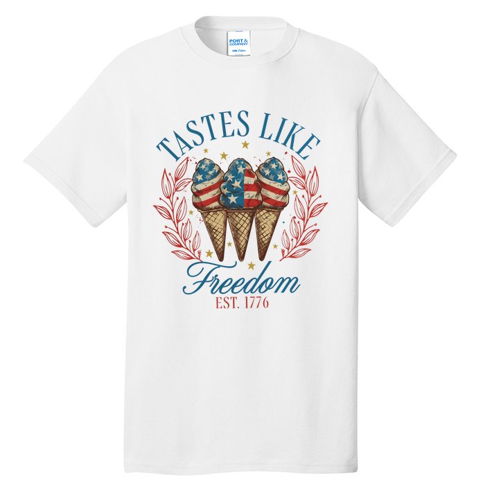 Tastes Like Freedom 4th Of July Tall T-Shirt