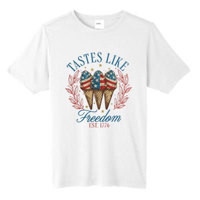 Tastes Like Freedom 4th Of July Tall Fusion ChromaSoft Performance T-Shirt