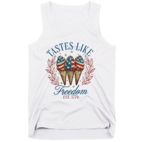 Tastes Like Freedom 4th Of July Tank Top