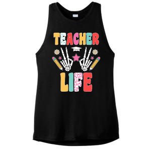 Teacher Life Fun School Ladies PosiCharge Tri-Blend Wicking Tank