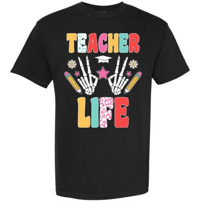Teacher Life Fun School Garment-Dyed Heavyweight T-Shirt