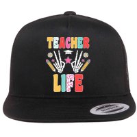 Teacher Life Fun School Flatbill Hat