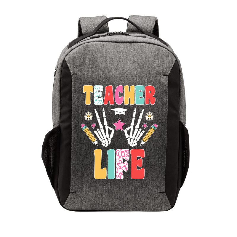 Teacher Life Fun School Vector Backpack