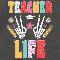 Teacher Life Fun School Vector Backpack