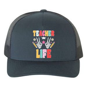 Teacher Life Fun School Yupoong Adult 5-Panel Trucker Hat