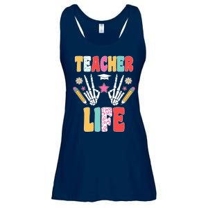 Teacher Life Fun School Ladies Essential Flowy Tank