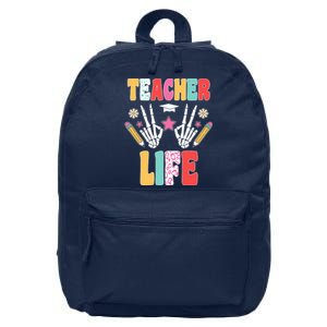 Teacher Life Fun School 16 in Basic Backpack