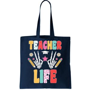 Teacher Life Fun School Tote Bag