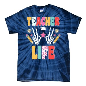 Teacher Life Fun School Tie-Dye T-Shirt