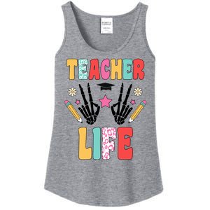 Teacher Life Fun School Ladies Essential Tank