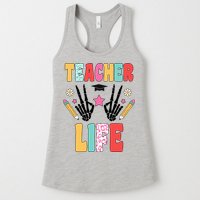 Teacher Life Fun School Womens Tank Top