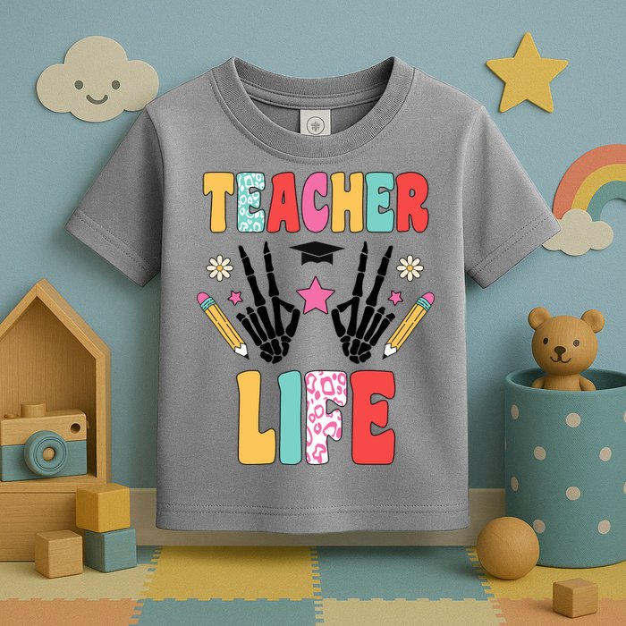 Teacher Life Fun School Toddler T-Shirt