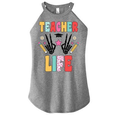 Teacher Life Fun School Women's Perfect Tri Rocker Tank