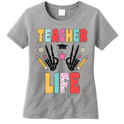 Teacher Life Fun School Womens T-Shirt