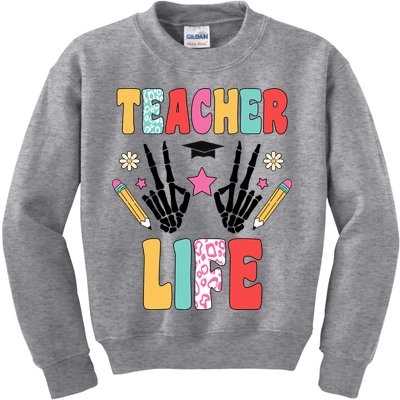 Teacher Life Fun School Kids Sweatshirt