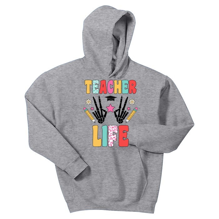 Teacher Life Fun School Kids Hoodie