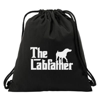 The Labfather Funny Lab Labrador Dog Owner Dad Daddy Father Drawstring Bag