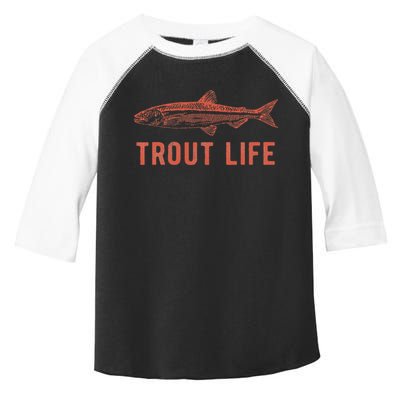 Trout Life Fly Fishing Fishing Toddler Fine Jersey T-Shirt