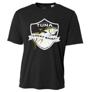 Tuna Lucky Funny Accessories To Yellowfin Tuna Fishing Cooling Performance Crew T-Shirt