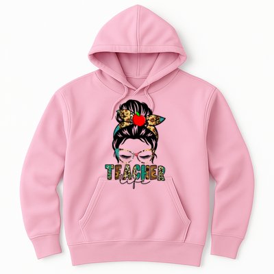 Teacher Life Female Bun Hoodie