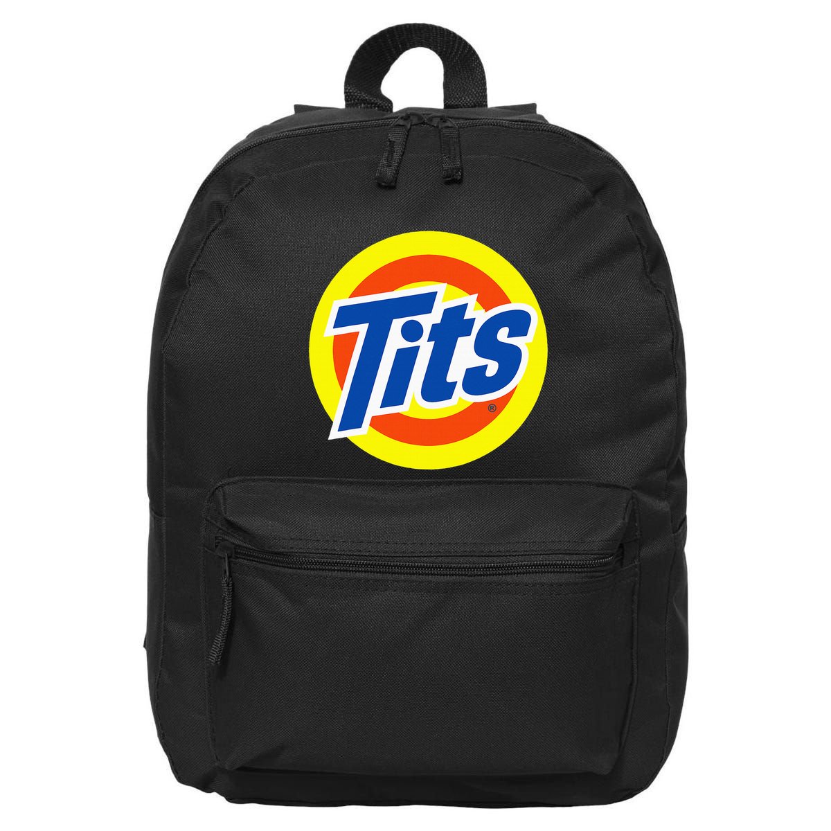 Tits Logo Funny Sexy Detergent Logo 16 in Basic Backpack